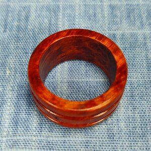 Hardwood Ring Made from Briarwood - Size 9.0 (US)